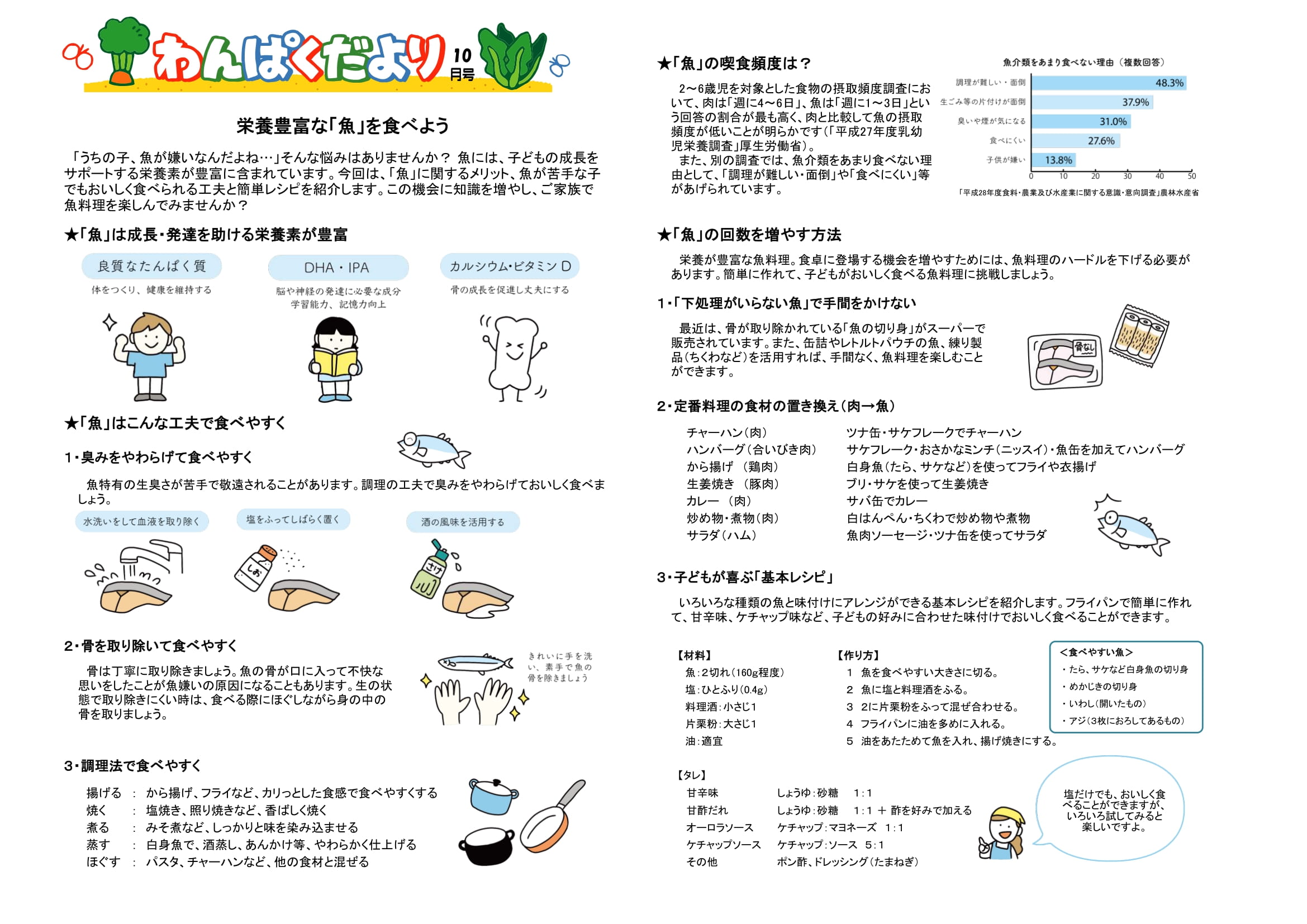 令和6年10月 食育だより